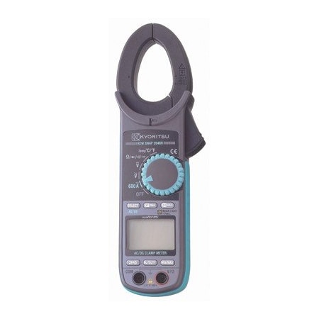 Kyoritsu Electrical Instruments Kyoritsu True Rms Ac/Dc Digital Clamp Meter, 600A/600V 2046R